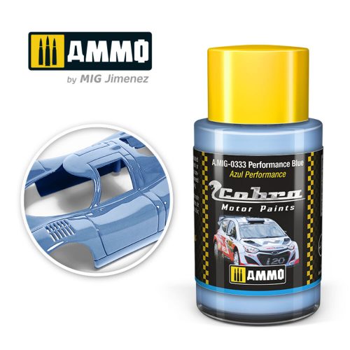 AMMO COBRA MOTOR Performance Blue Acrylic Paint 30 ml (A.MIG-0333)