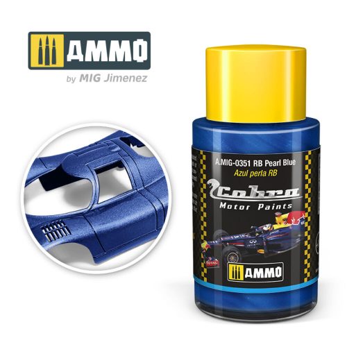 AMMO COBRA MOTOR RB Pearl Blue Acrylic Paint 30 ml (A.MIG-0351)