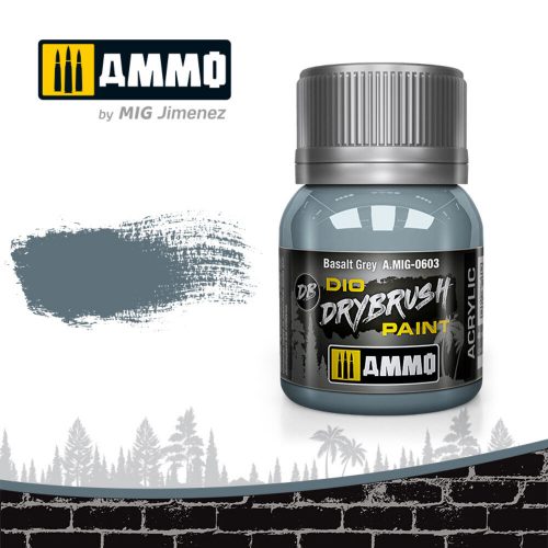 AMMO DRYBRUSH Basalt Grey 40 ml (A.MIG-0603)