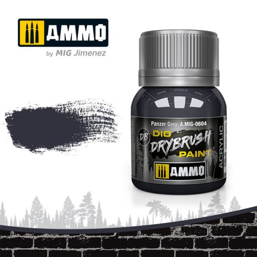 AMMO DRYBRUSH Panzer Grey 40 ml (A.MIG-0604)