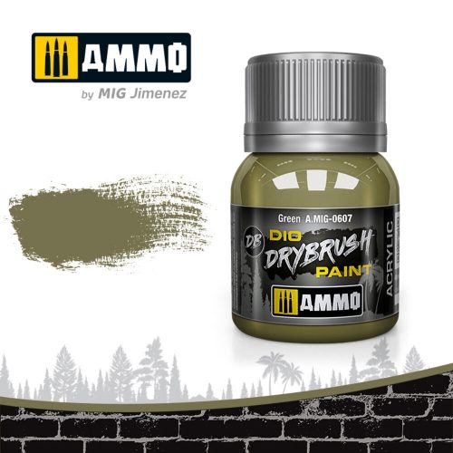 AMMO DRYBRUSH Green 40 ml (A.MIG-0607)