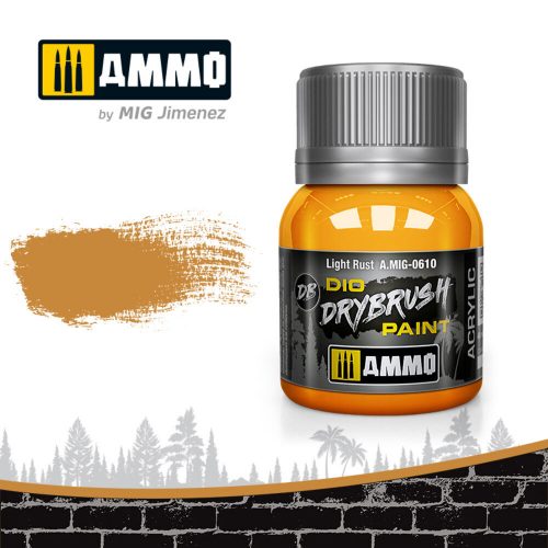 AMMO DRYBRUSH Light Rust 40 ml (A.MIG-0610)