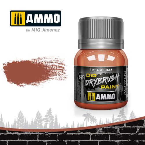 AMMO DRYBRUSH Rust 40 ml (A.MIG-0612)