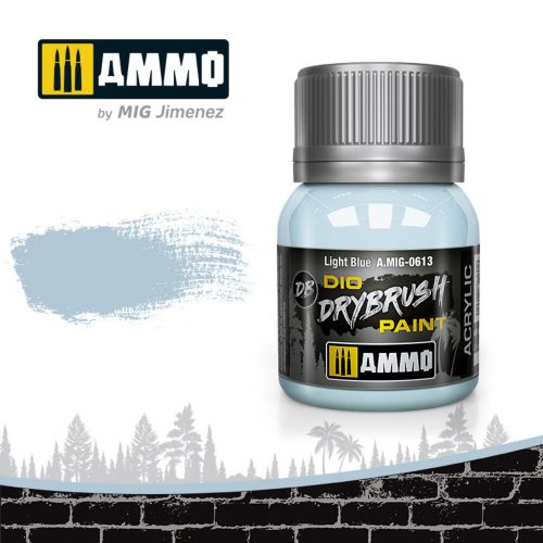 AMMO DRYBRUSH Light Blue 40 ml (A.MIG-0613)