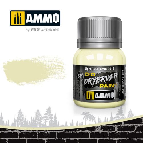 AMMO DRYBRUSH Light Sand 40 ml (A.MIG-0616)