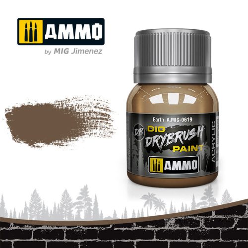 AMMO DRYBRUSH Earth 40 ml (A.MIG-0619)