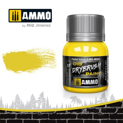 AMMO DRYBRUSH Faded Yellow 40 ml (A.MIG-0624)