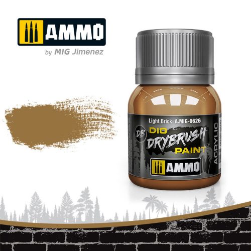 AMMO DRYBRUSH Light Brick 40 ml (A.MIG-0626)