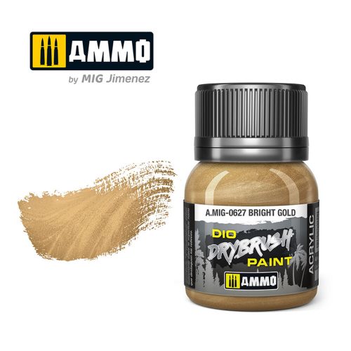 AMMO DRYBRUSH Bright Gold  40 ml (A.MIG-0627)