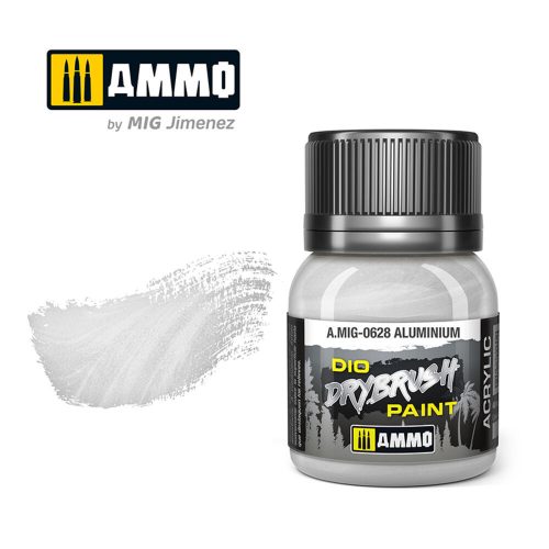 AMMO DRYBRUSH Aluminium 40 ml (A.MIG-0628)