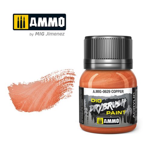 AMMO DRYBRUSH Copper  40 ml (A.MIG-0629)