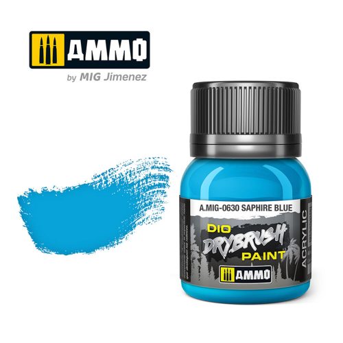 AMMO DRYBRUSH Saphire Blue  40 ml (A.MIG-0630)