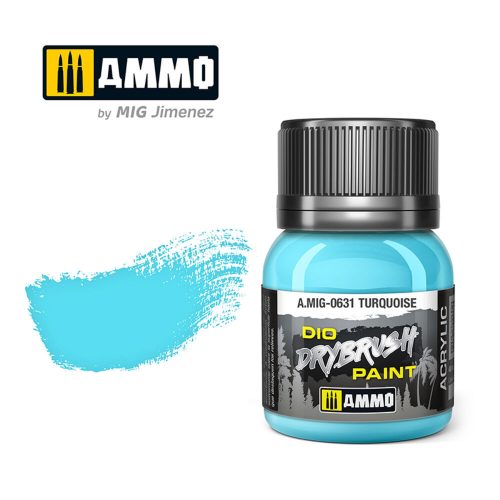 AMMO DRYBRUSH Turquoise  40 ml (A.MIG-0631)