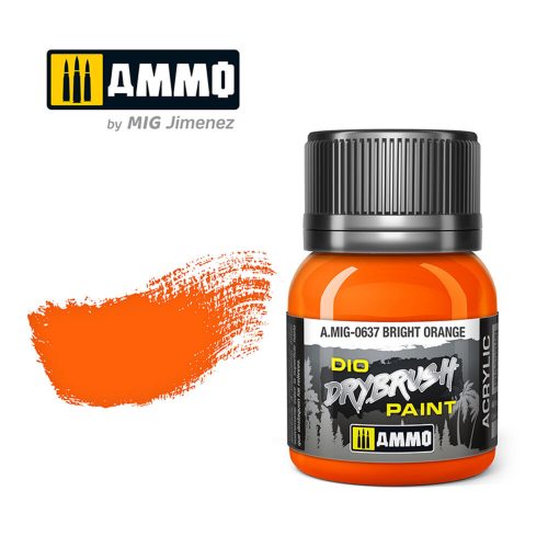 AMMO DRYBRUSH Bright Orange  40 ml (A.MIG-0637)