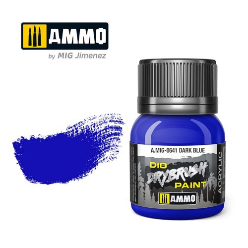 AMMO DRYBRUSH Dark Blue 40 ml (A.MIG-0641)