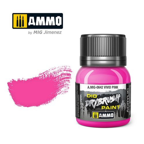 AMMO DRYBRUSH Vivid Pink  40 ml (A.MIG-0642)