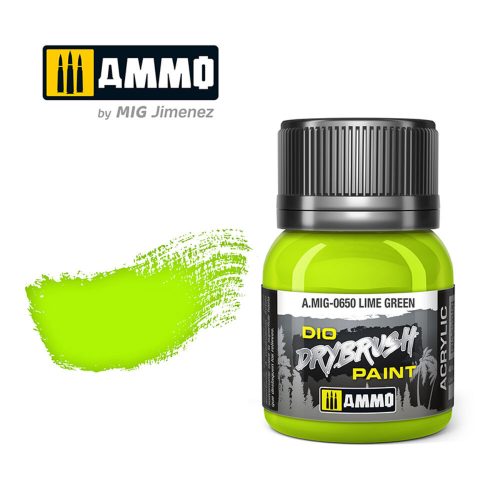 AMMO DRYBRUSH Lime Green  40 ml (A.MIG-0650)