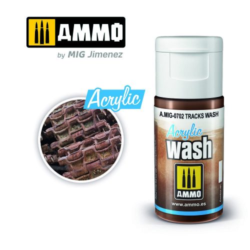 AMMO ACRYLIC WASH Tracks Wash 15 ml (A.MIG-0702)