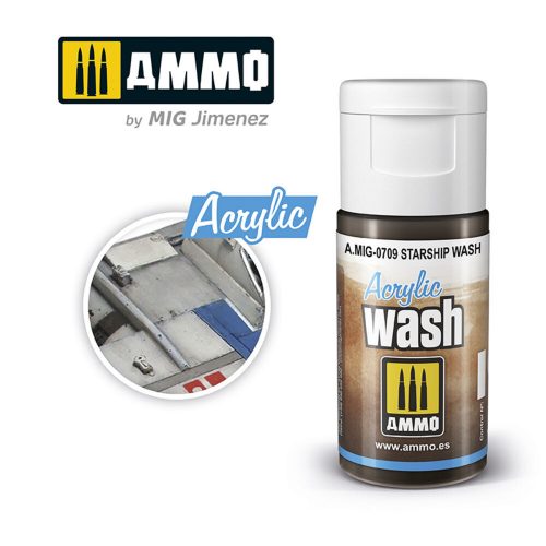 AMMO ACRYLIC WASH Starship Wash 15 ml (A.MIG-0709)