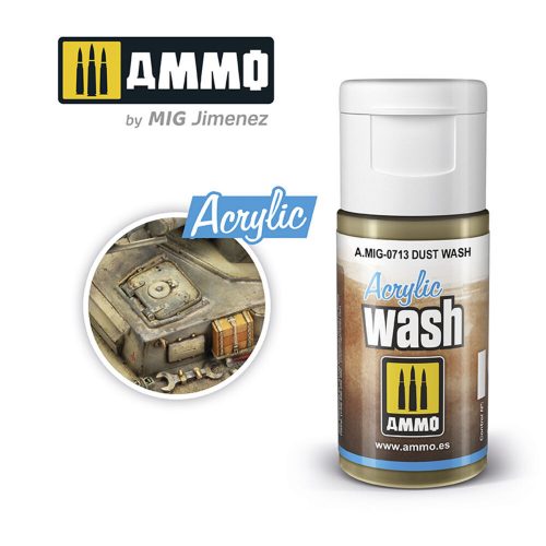 AMMO ACRYLIC WASH Dust Wash 15 ml (A.MIG-0713)