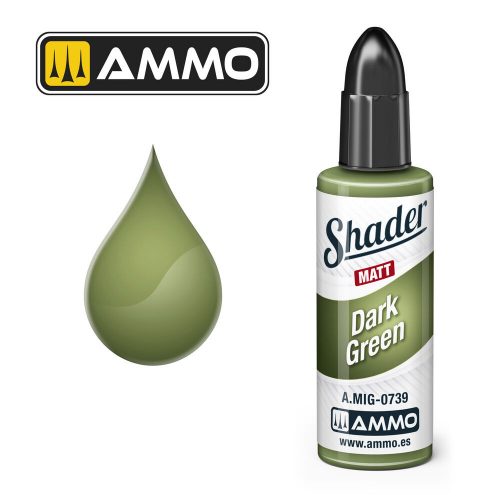 AMMO MATT SHADER Dark Green (A.MIG-0739)