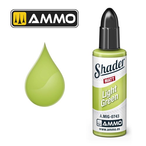 AMMO MATT SHADER Light Green (A.MIG-0743)