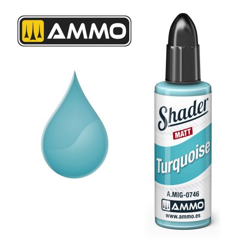 AMMO MATT SHADER Turquoise (A.MIG-0746)