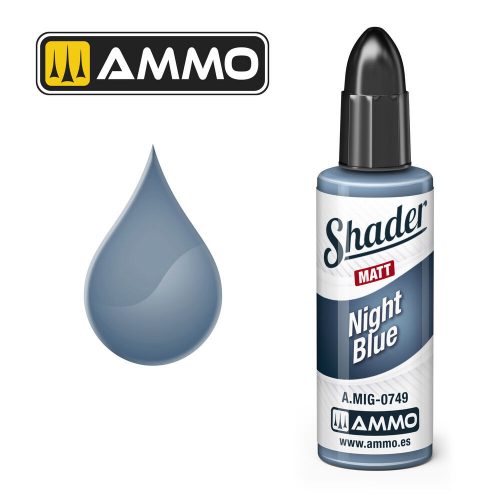 AMMO MATT SHADER Night Blue (A.MIG-0749)