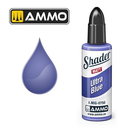 AMMO MATT SHADER Ultra Blue (A.MIG-0750)