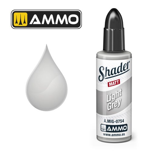 AMMO MATT SHADER Light Grey (A.MIG-0754)