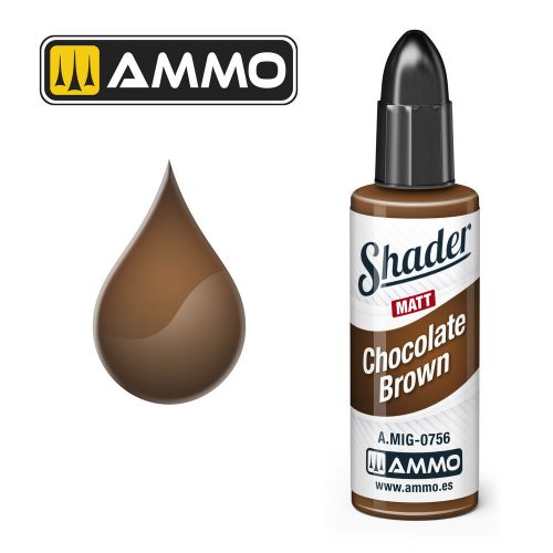 AMMO MATT SHADER Chocolate Brown (A.MIG-0756)