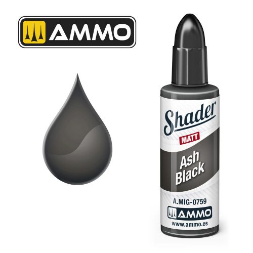 AMMO MATT SHADER Ash Black (A.MIG-0759)