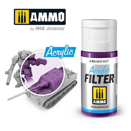 AMMO ACRYLIC FILTER Violet 15 ml (A.MIG-0819)