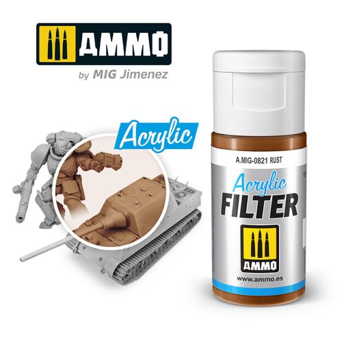 AMMO ACRYLIC FILTER Rust 15 ml (A.MIG-0821)