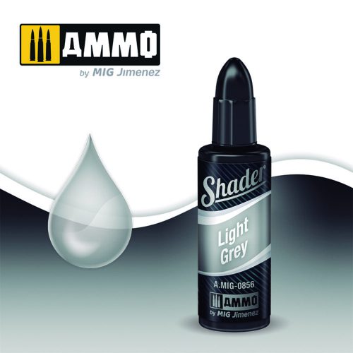 AMMO ACRYLIC SHADER Light Grey 10 ml (A.MIG-0856)