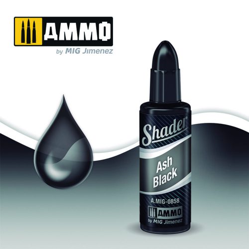 AMMO ACRYLIC SHADER Ash Black 10 ml (A.MIG-0858)