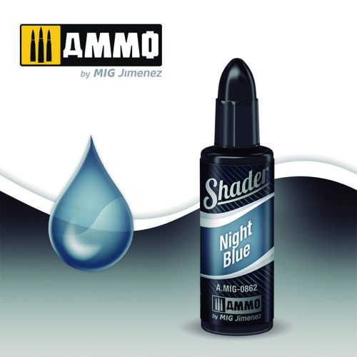 AMMO ACRYLIC SHADER Night Blue 10 ml (A.MIG-0862)