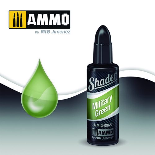 AMMO ACRYLIC SHADER Military Green 10 ml (A.MIG-0865)