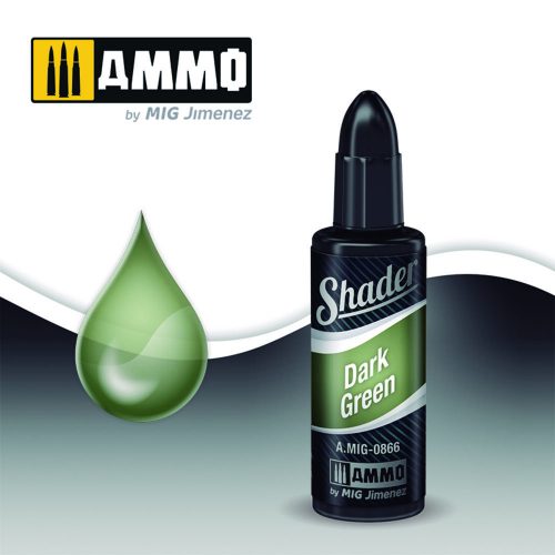 AMMO ACRYLIC SHADER Dark Green 10 ml (A.MIG-0866)