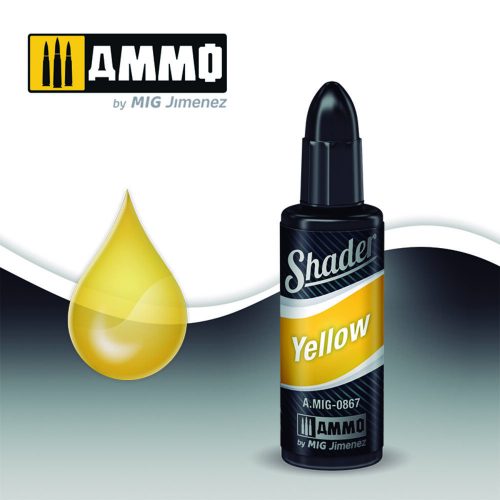 AMMO ACRYLIC SHADER Yellow 10 ml (A.MIG-0867)