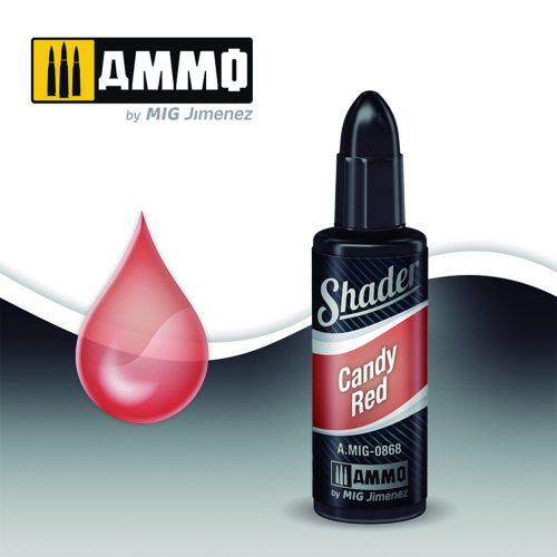 AMMO ACRYLIC SHADER Candy Red 10 ml (A.MIG-0868)