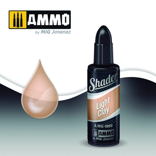 AMMO ACRYLIC SHADER Light Clay 10 ml (A.MIG-0869)