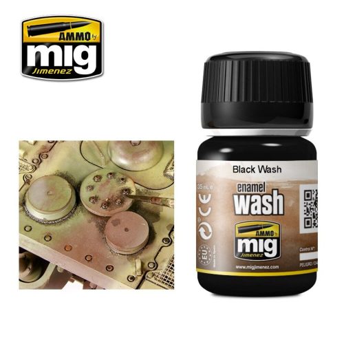 AMMO Black ENAMEL WASH 35 ml (A.MIG-1011)