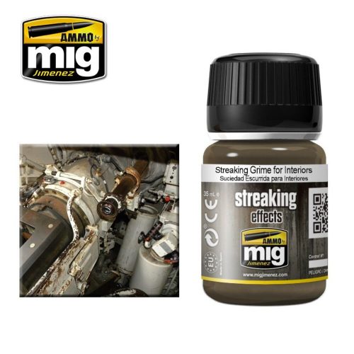 AMMO ENAMEL STREAKING Grime for Interiors 35 ml (A.MIG-1200)