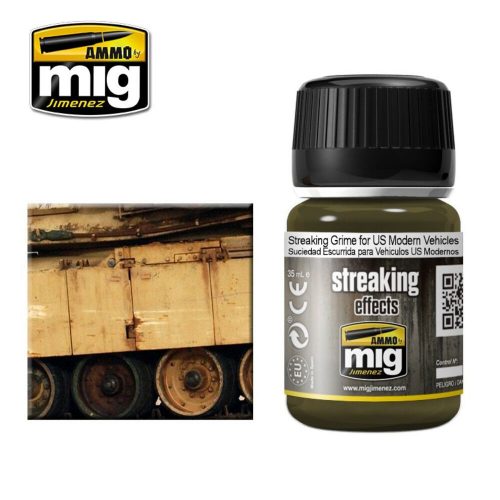 AMMO ENAMEL STREAKING Grime for US Modern Vehicles 35 ml (A.MIG-1207)