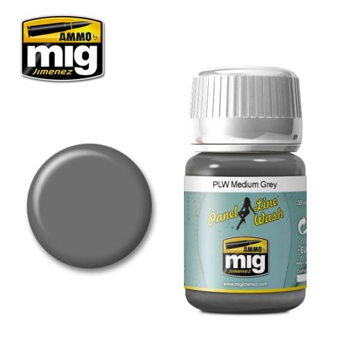 AMMO PANEL LINE WASH Medium Grey 35 ml (A.MIG-1601)