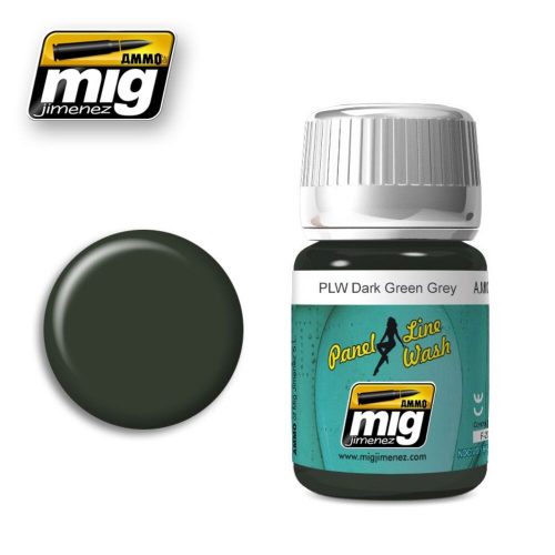 AMMO PANEL LINE WASH Dark Green Grey 35 ml (A.MIG-1608)