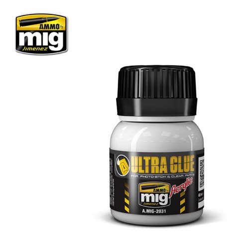 AMMO Ultra Glue - for Etch, Clear Parts & More (Acrylic Waterbase Glue) (A.MIG-2031)