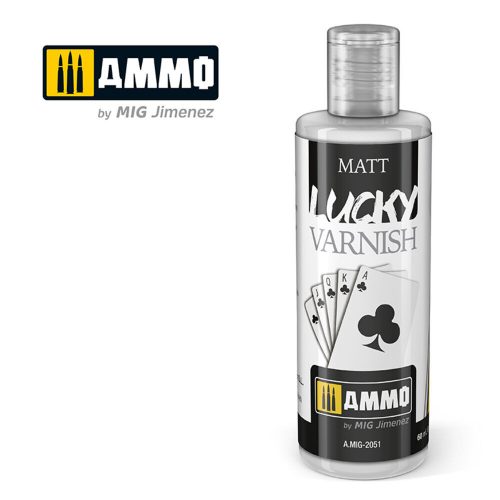 AMMO LUCKY VARNISH Acrylic Matt (60mL) (A.MIG-2051)