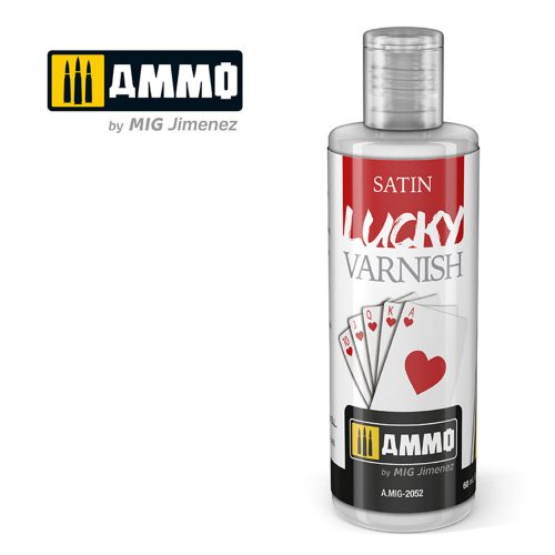 AMMO LUCKY VARNISH Acrylic Satin (60mL) (A.MIG-2052)